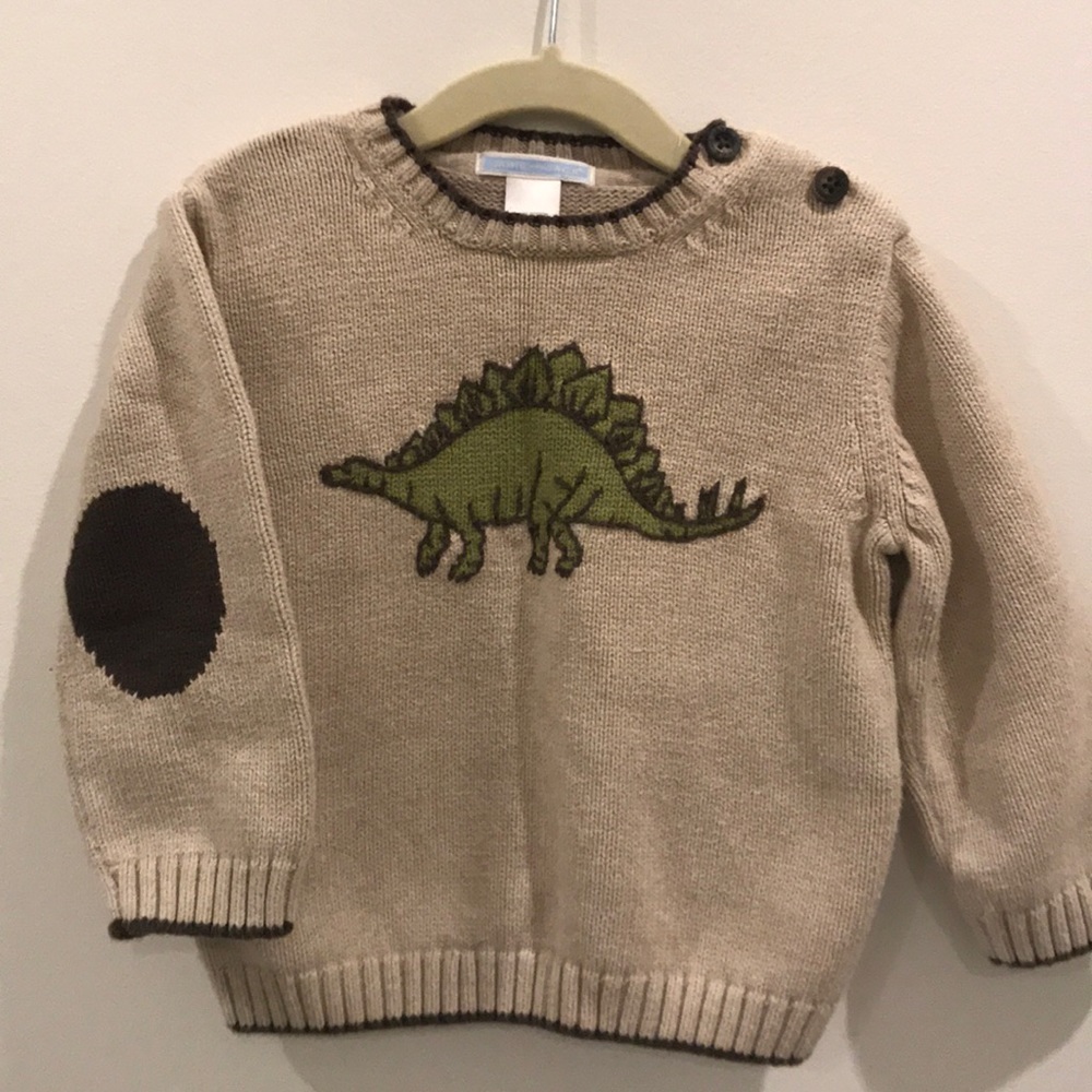 Janie and Jack dinosaur sweater